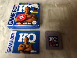 GEORGE FOREMANS KO BOXING SPIEL FÜR GAME BOY