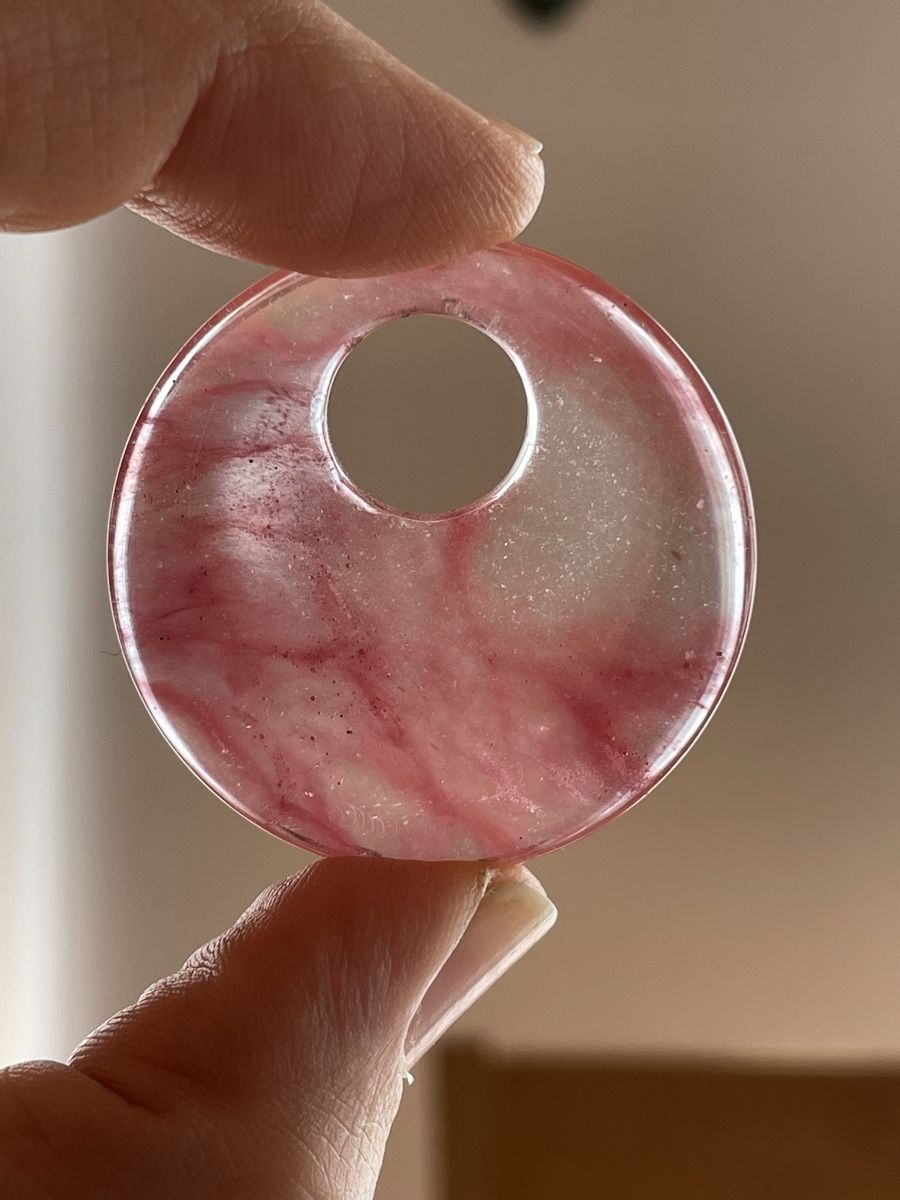 Ciondoli: Quarz Donut Anhänger / Edelstein – Nuovo (secondo la descrizione) da Rümlang venduto da euqinom16 1