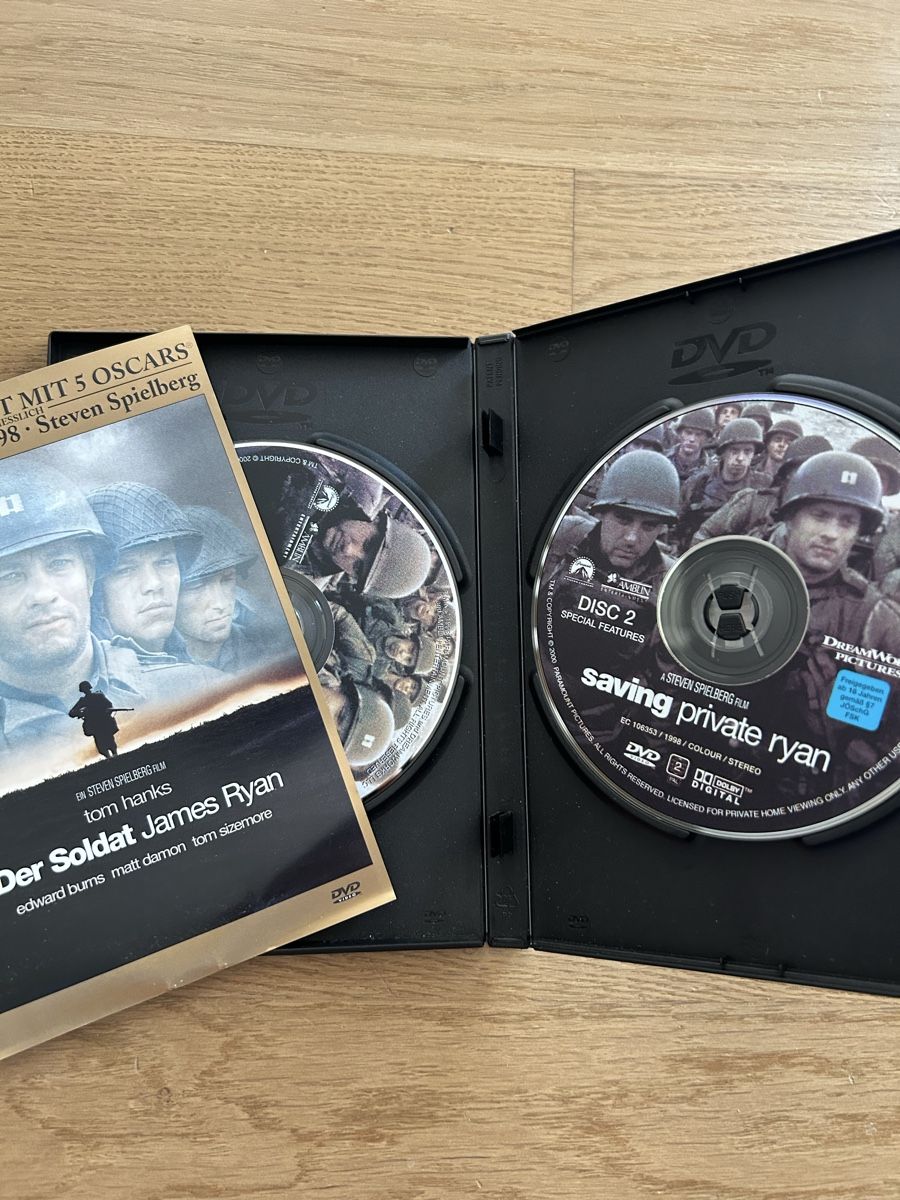Tutti i DVDs: Der Soldat James Ryan DVD  – Usato da Gibswil venduto da nat_2nfv 2