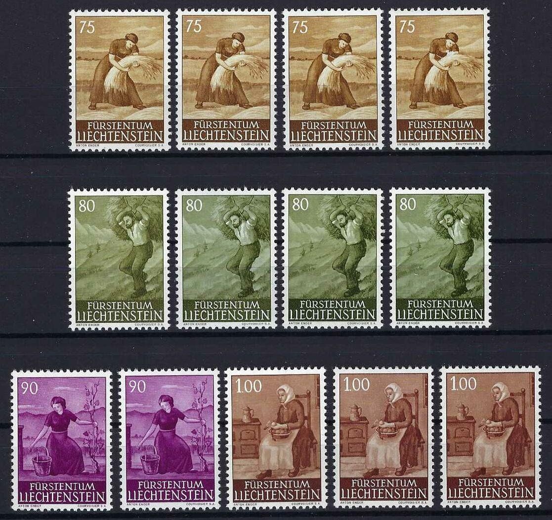 Tutti i francobolli: Lichtenstein 1959/64 saubere Werte postfrisch – Usato da Hitzkirch venduto da walti1959