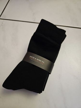 5 Paar Socken schwarz neu, Orginalverpackt zu verkaufen