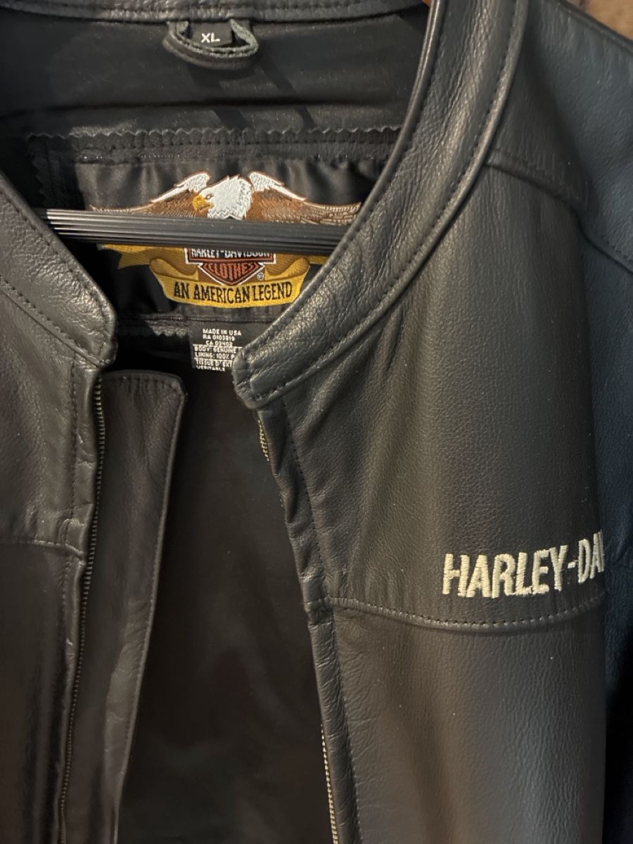 Harley-Davidson Vestes: Harley-Davidson Lederjacke XL – Neuf (Voir description) à Breil/Brigels par Bergziege7165