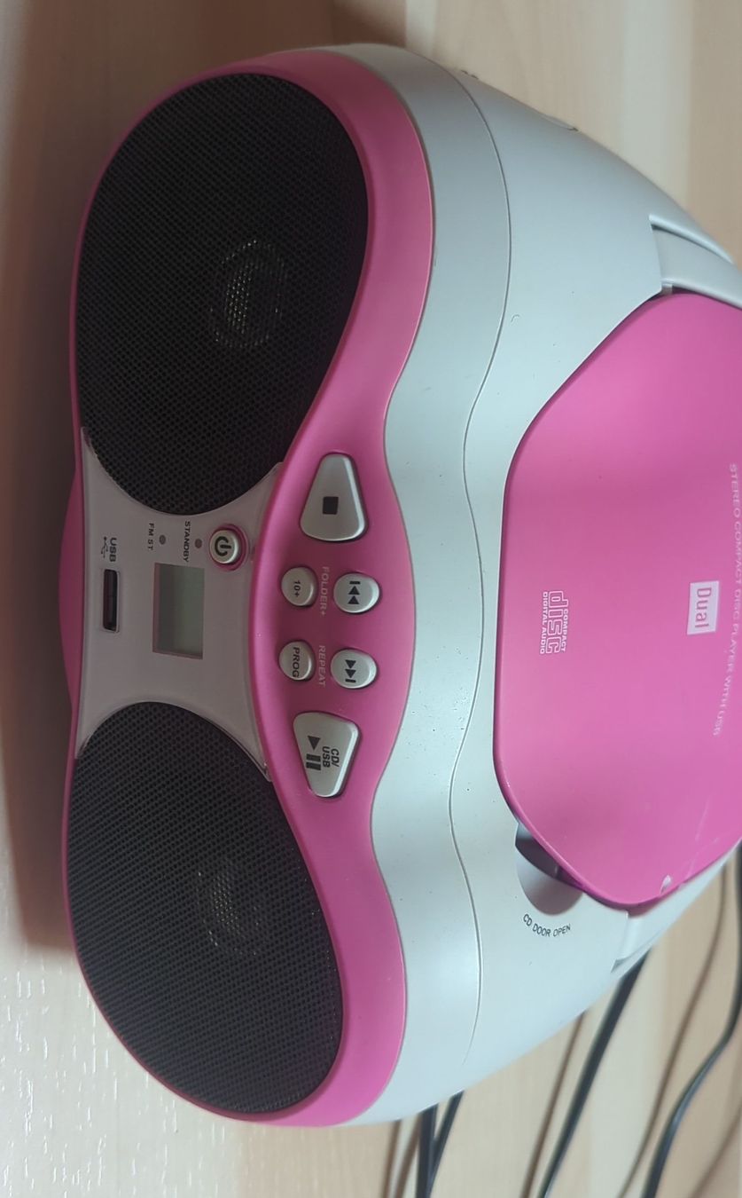 Dual Radio: Radio CD USB Dual rose et blanc – Usato da Pomy venduto da Thomasvallon
