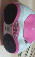 Radio CD USB Dual rose et blanc