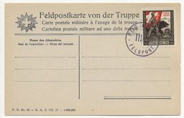 1914 Soldatenmarke Karte 1. Weltkrieg Militär FÜS. BAT 26
