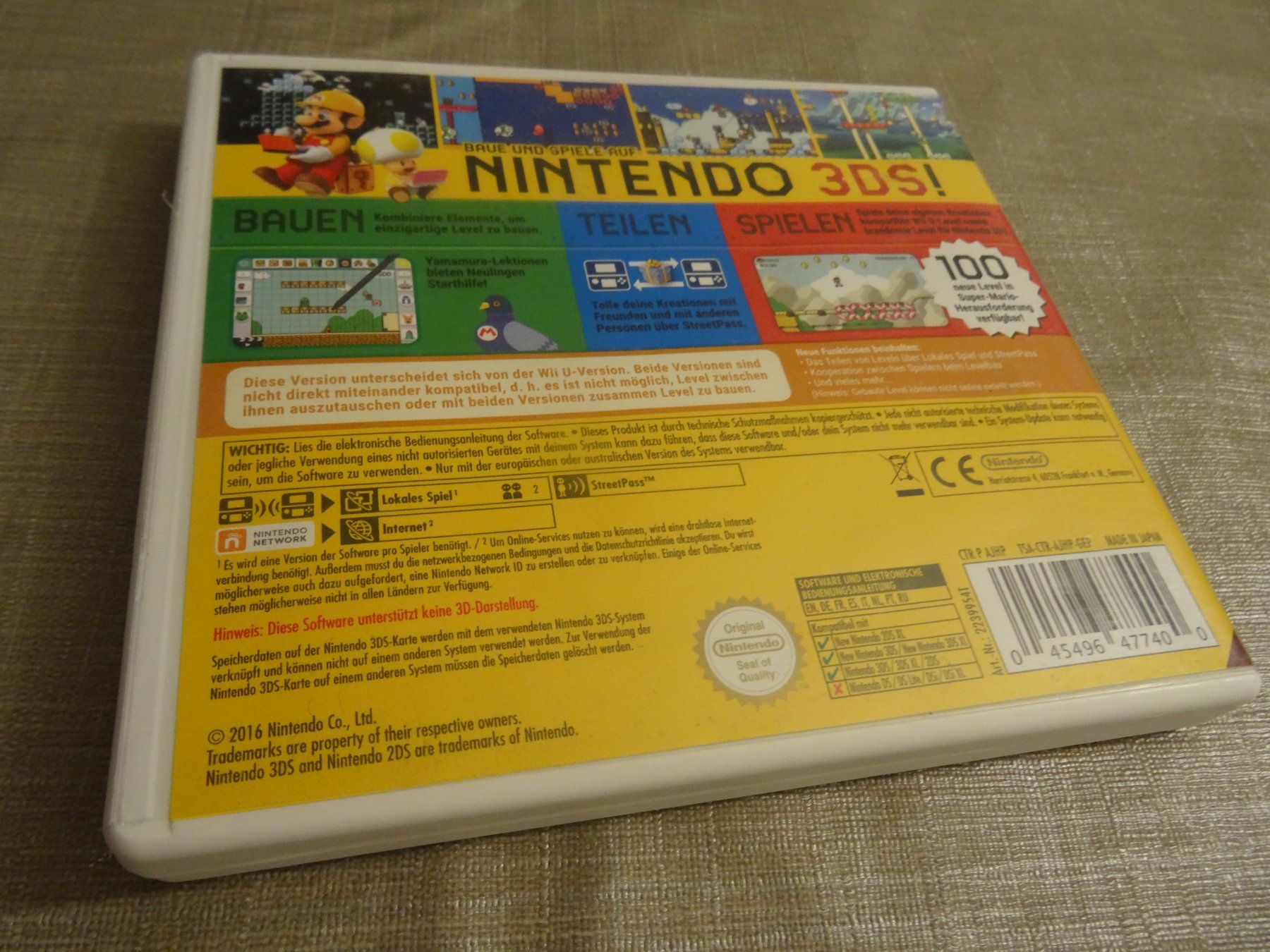 Nintendo Spiele: Super Mario Maker 3DS – Gebraucht aus Olten von Disc-Ausverkauf 2