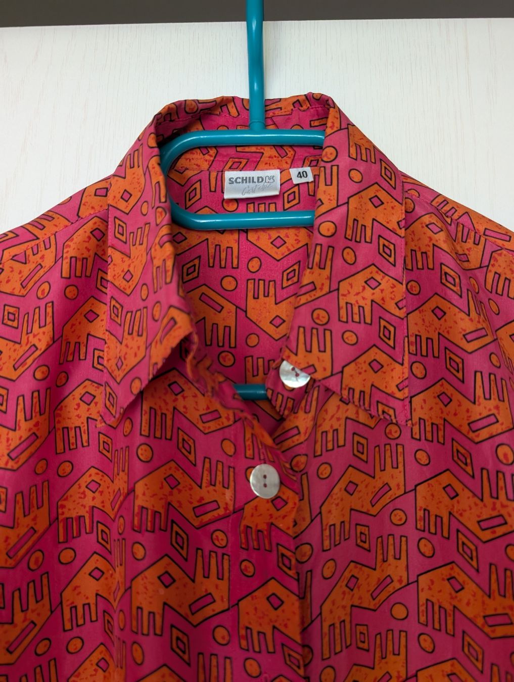 Chemisiers: Vintage Seidenbluse von Schild, Gr. M/L – D'occasion à Suhr par andreas_2008 2