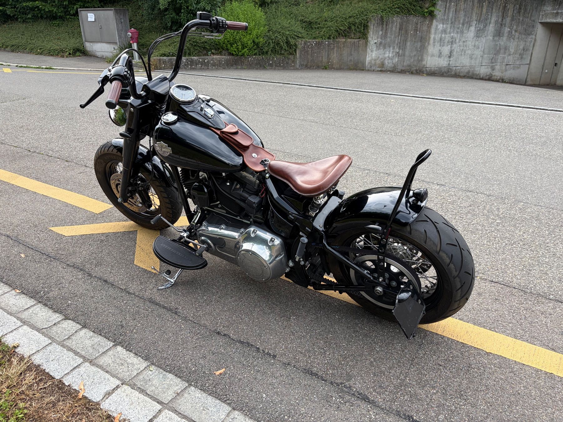 Harley-Davidson Cruisers: Harley Davidson SLIM Bobber Custom – D'occasion à Rütihof par elcheffe81 3