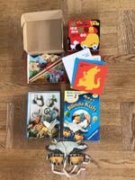 Spielzeug Set, Angelspiel,Blinde Kuh und Lernkarten