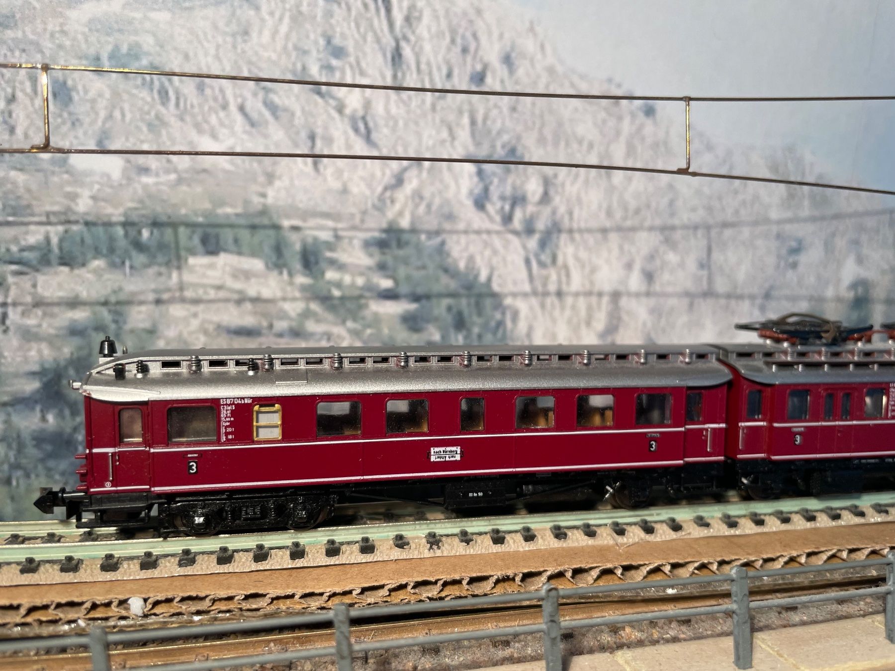 Trix Modellini di ferrovie: Minitrix 2994 E-Triebwagen ET 87 der DB Spur N – Usato da Rorschach venduto da Karotten 1