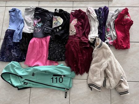 110 Winter Kleider Set Bekleidung Jacke