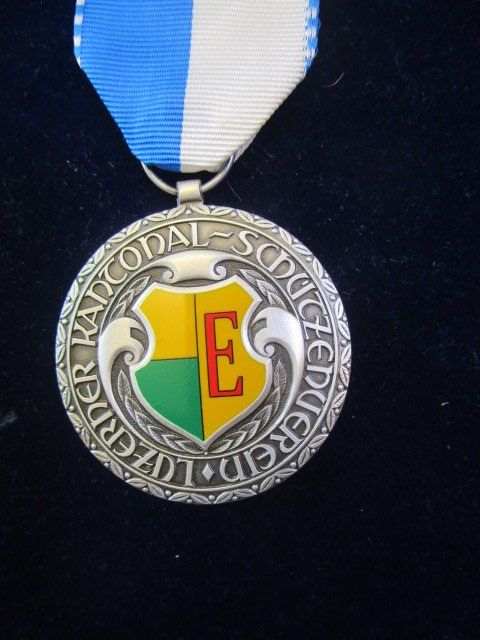 Medaglie: Luzerner Stich 1997 emailliertes Gemeindewappen Ettiswil – Nuovo (secondo la descrizione) da Luzern venduto da Horoskop1 1