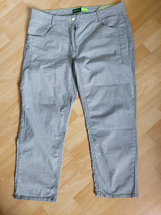 Cecil B375221 Pantaloni 3/4 Estivi, Deep Blue, L/L24 Donna