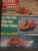 AMS 23/69 VW 1300 Ford 26 M Fiat Dino Autobianchi A112 xa
