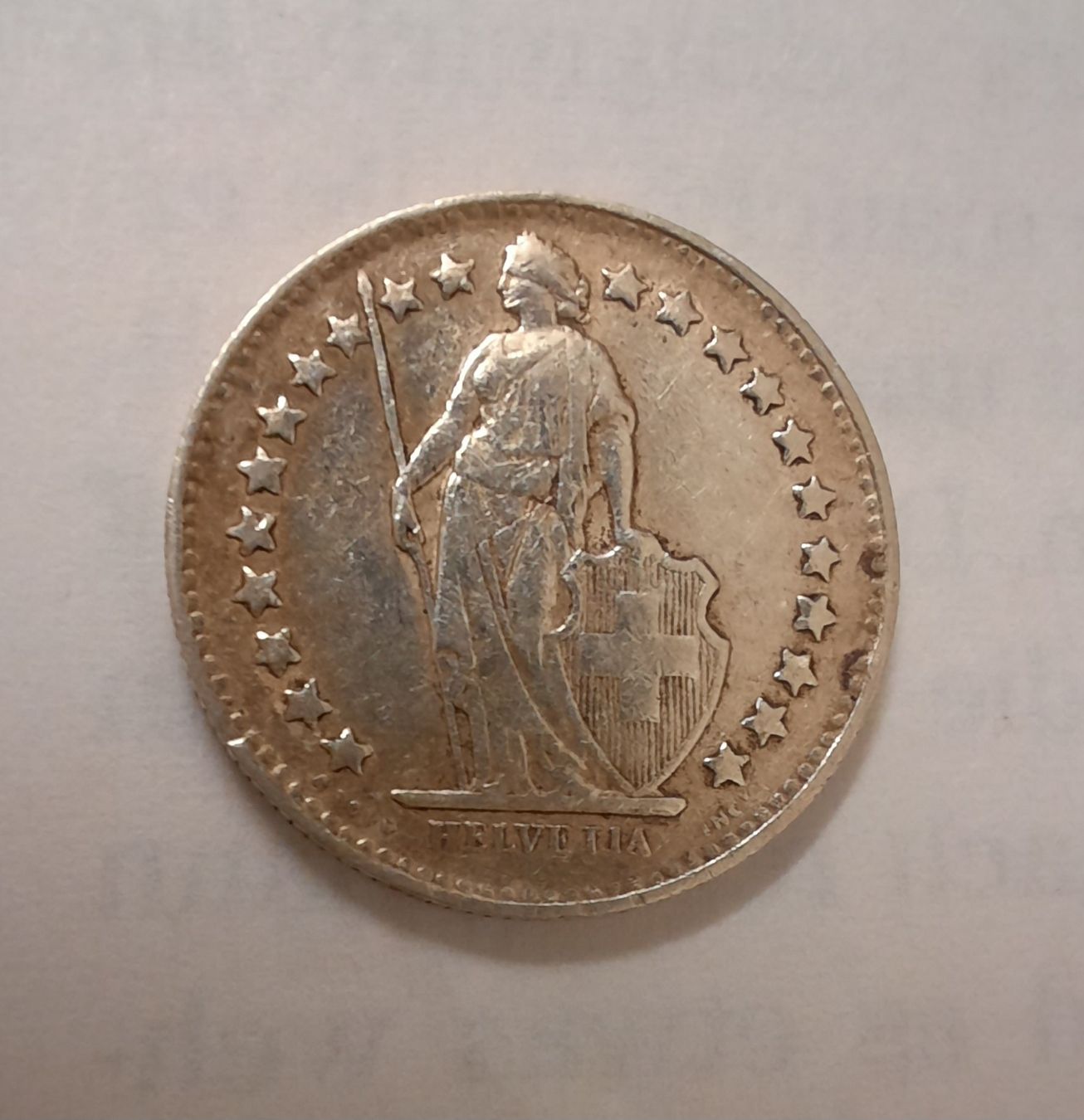 Toutes les monnaies: 1/2 Franken Silber  1948 – D'occasion à Bremgarten AG par cec_5nzz 1