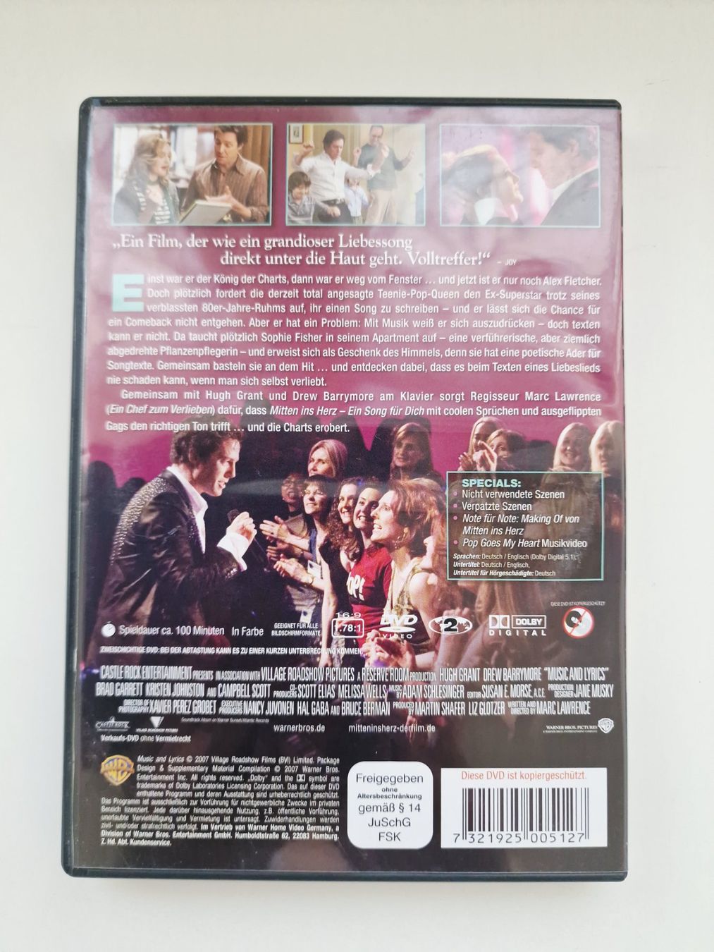 Tutti i DVDs: DVD Mitten ins Herz – Usato da Hallau venduto da CHACLA 1