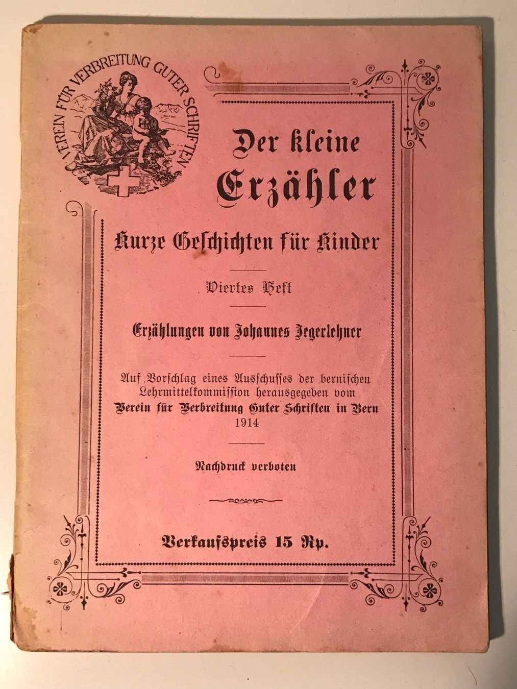 Libri: Der kleine Erzähler -1914 – Usato da Biberist venduto da longimanus3