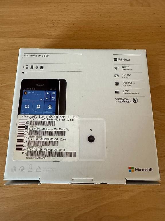 Microsoft Telefoni cellulari / Smartphones: Smartphone Microsoft Lumia 550  Complet avec boîte – Usato da Engollon venduto da Winters91 1