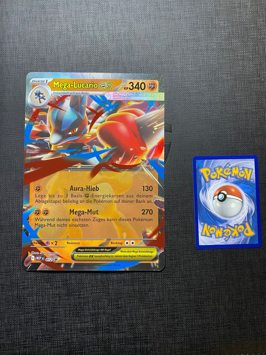 Pokemon Jumbo Card Mega Lucario EX (Usato) a Appenzell per CHF 10 con