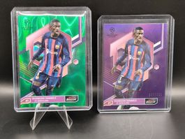 2x Ousmane Dembele /99 & /299 - Topps Finest - FC Barcelona 
