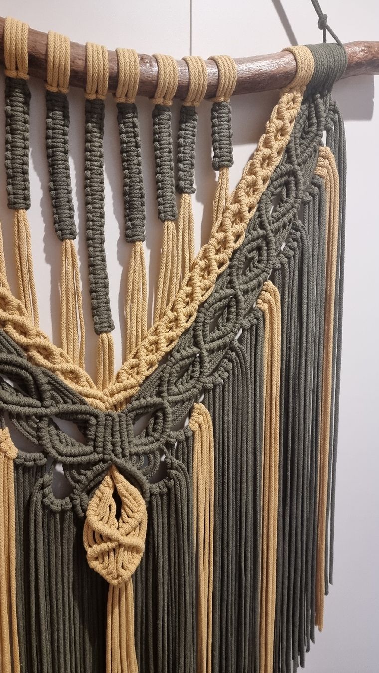 Toutes les décorations: Makramee Wanddekoration  – Neuf avec emballage d'origine à Balgach par Patty04 1