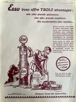 Esso Benzin - Alte Werbung / Ancienne publicité 1929