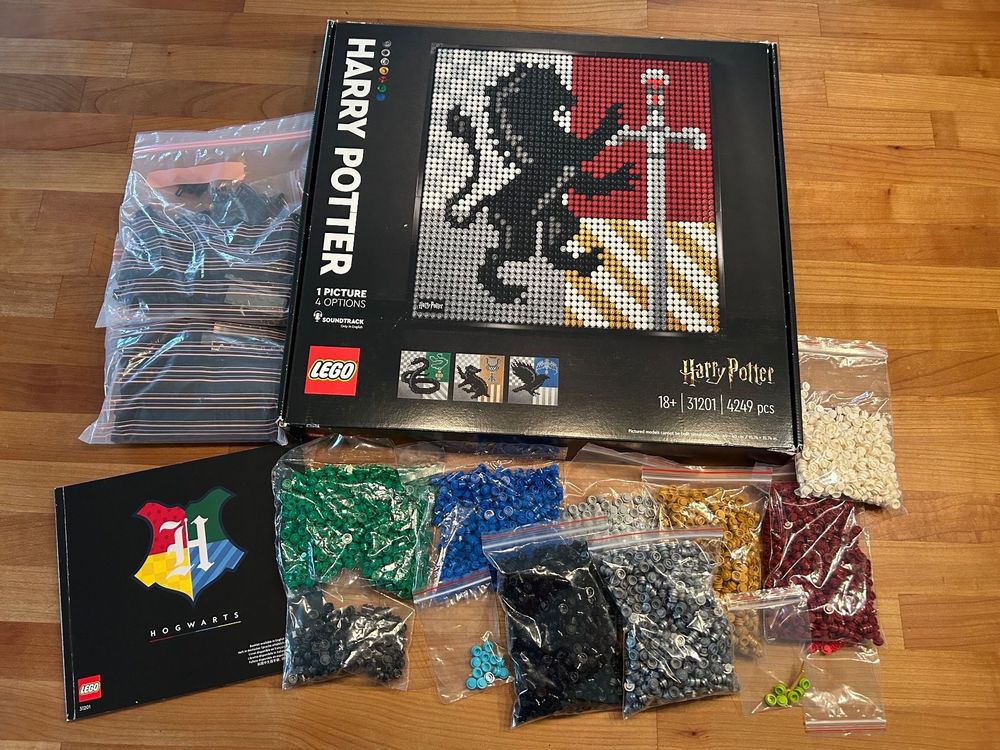 LEGO Art Harry Potter 31201 Hogwarts Wappen (Gebraucht) in Obfelden für ...