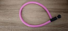 Veloschloss / Fahrradschloss Pink mit Schlüssel