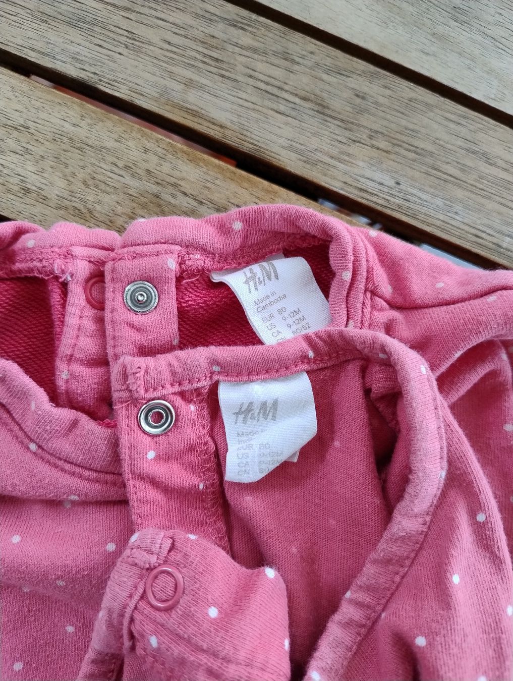 H&M Lotti & Set di vestiti: Süsses Mädchen Set, Kleid und Pullover, Gr. 80 – Usato da Olten venduto da Debbiewr 1