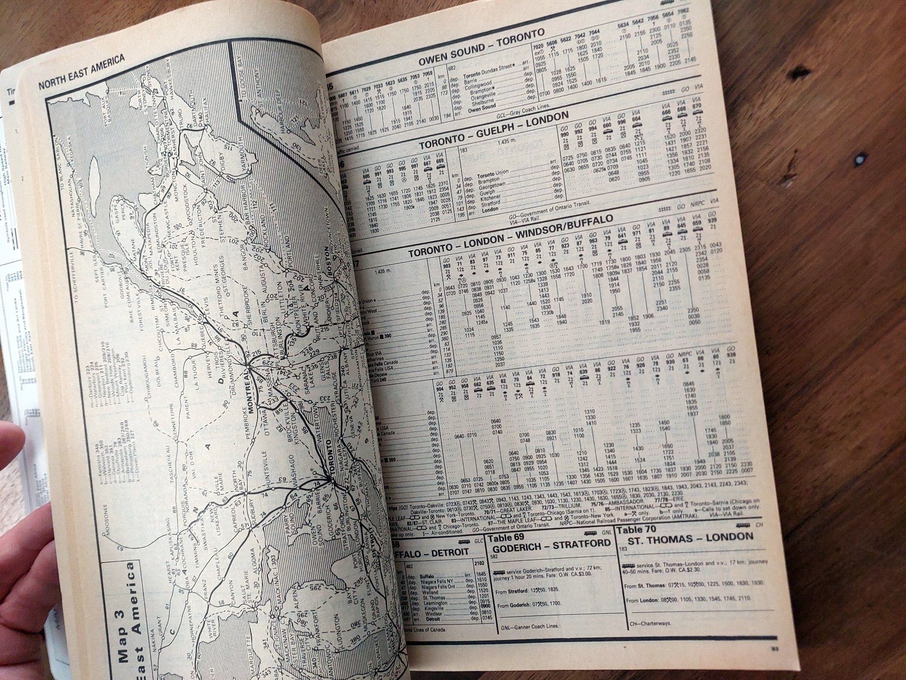 Libri: Thomas Cook Overseas Timetable 1983 – Usato da Schönenwerd venduto da Steidi 5
