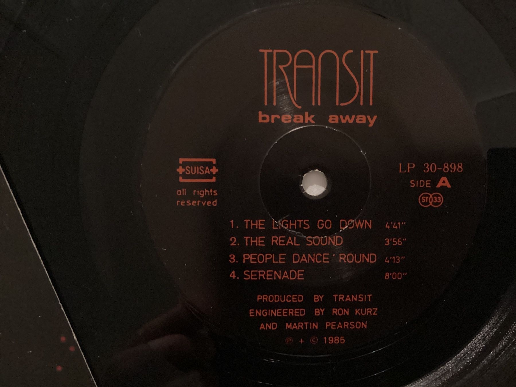 Dischi in vinile: Transit LP - Break Away – Usato da Gutenswil venduto da Hamzian 2