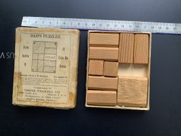 Holzpuzzle Dad's Puzzler John Crane Komplett mit Box