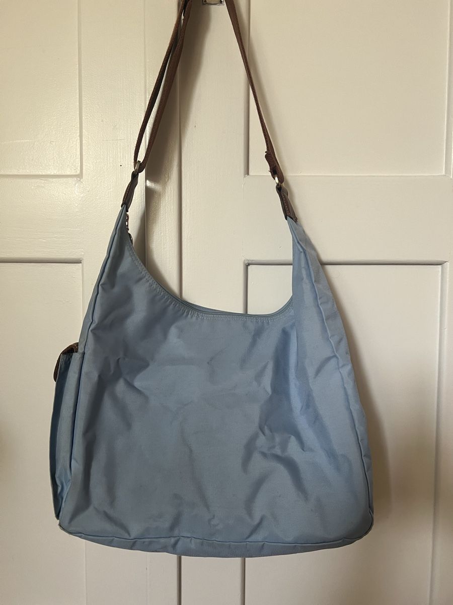 Longchamp Taschen für Damen: Longchamp Umhängetasche, hellblau  – Gebraucht aus Bern von Slo3 1