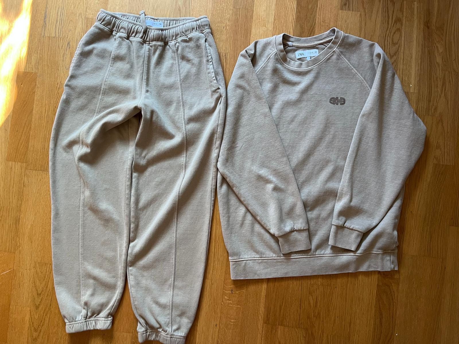 Lots de vêtements: ZARA Set Pullover Jogginghose beige Grösse 164 neu – Neuf (Voir description) à Ittigen par dei_9r7k