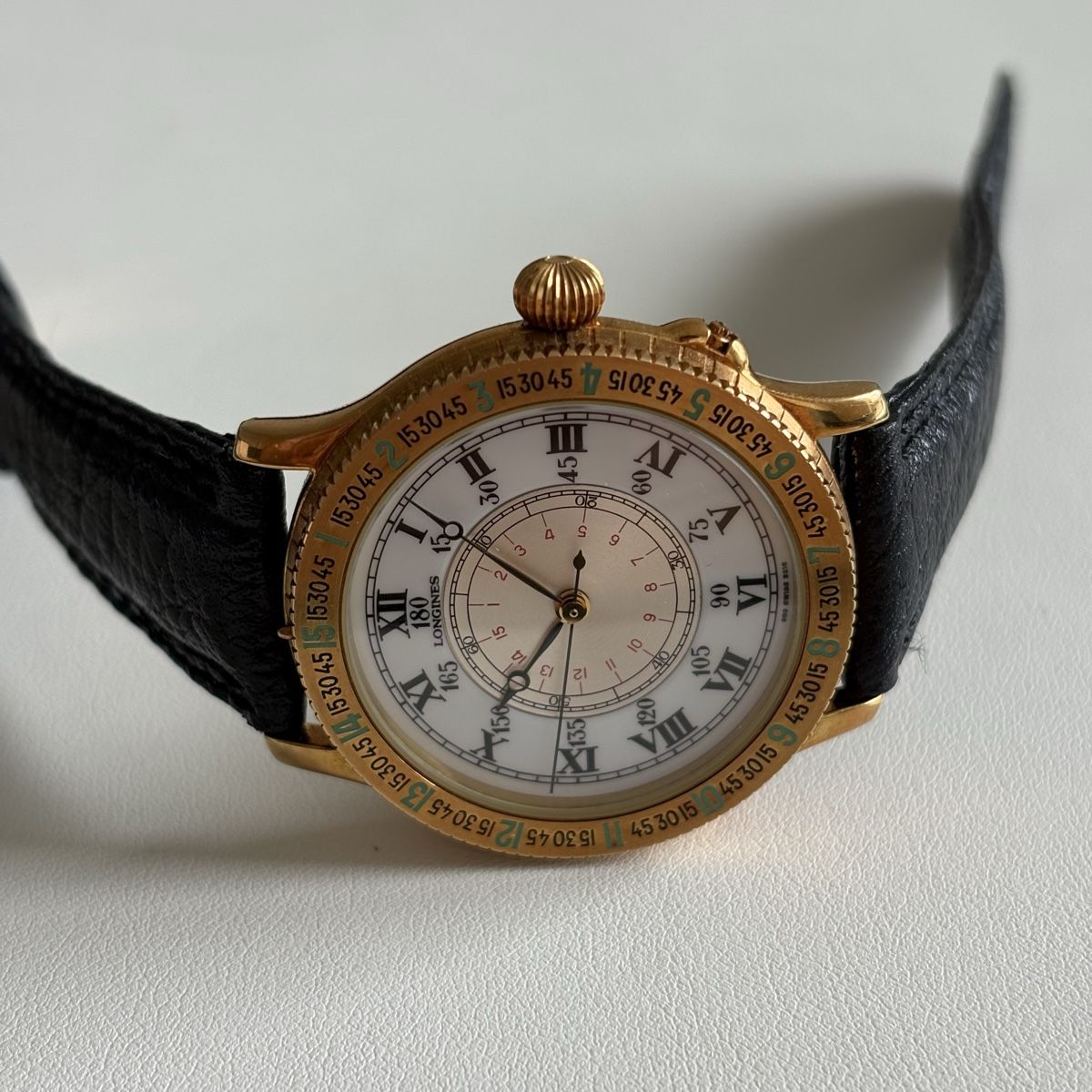 Longines Orologi: Longines Hour Angle 18K Gold Automatic 989.5216 – Usato da Winterthur venduto da LaBodega 4