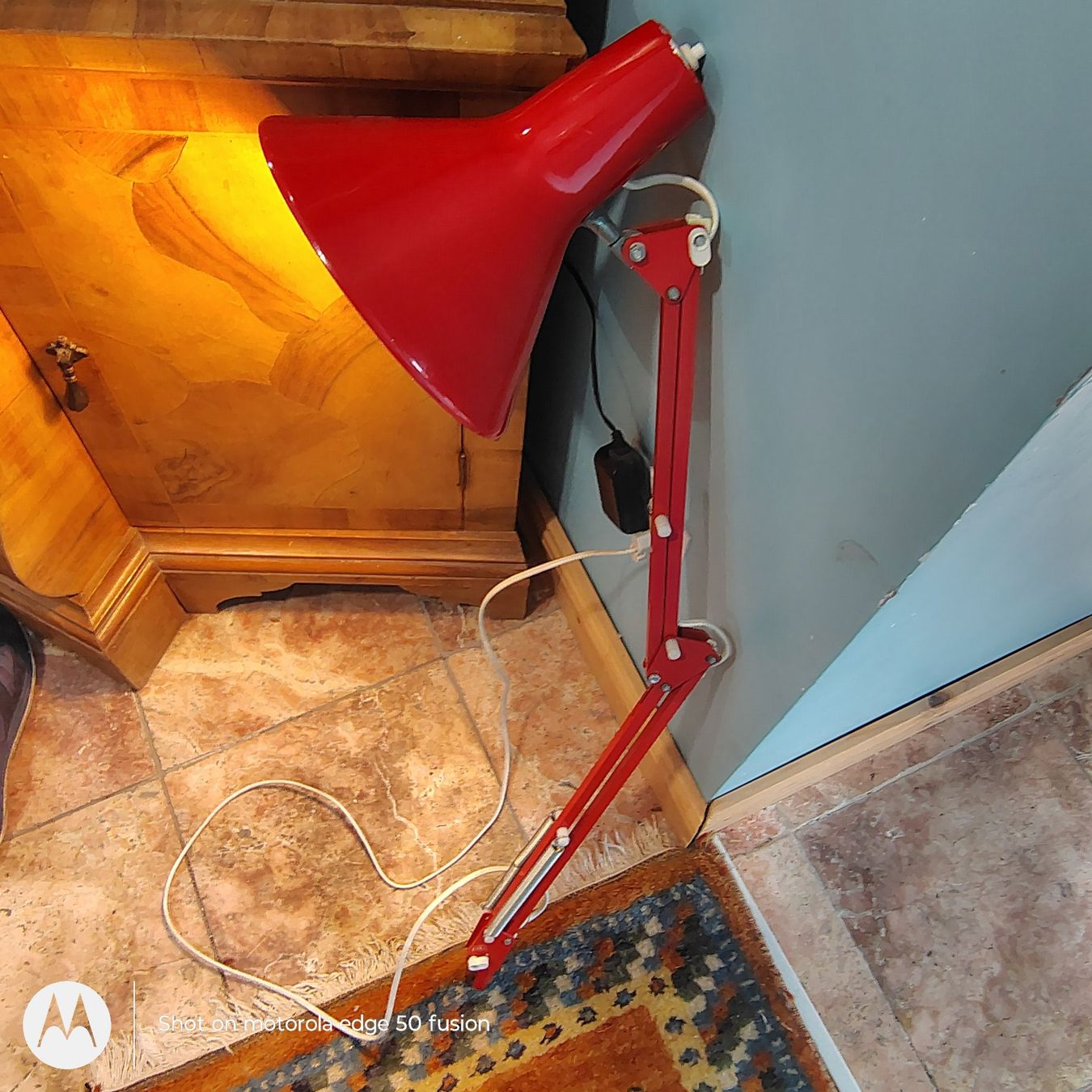 Lampen: Red vintage desk lamp – Gebraucht aus Dietikon von aberdeen30 2