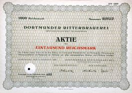 Dortmunder Ritterbrauerei AG, Dortmund - 1929