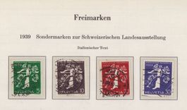 1939 Briefmarken Sätze in italienischer Sprache