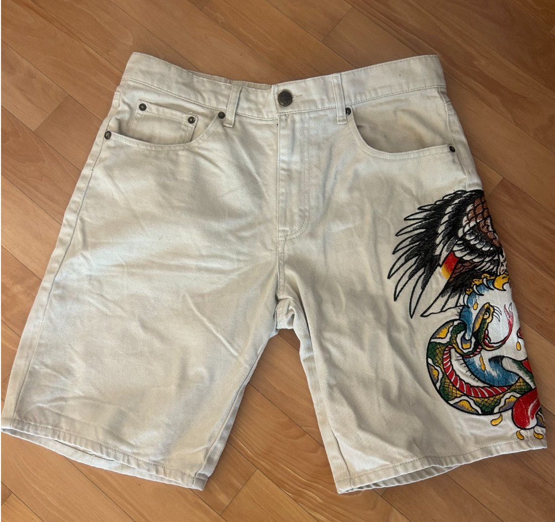 Ed Hardy Pantaloni: Ed Hardy graphic shorts – Usato da Küsnacht ZH venduto da Calebus 2