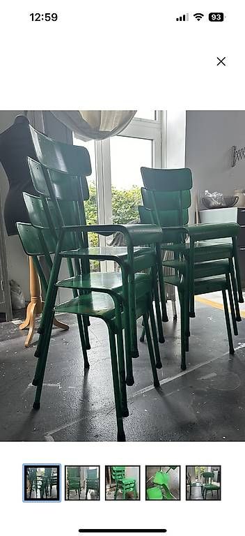 Sedie: Chaises métalliques Vintage – Usato da Lutry venduto da car_6xtf 4