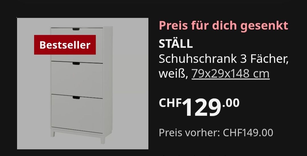 Armadi: Schuhschrank Ställ Ikea – Usato da Nottwil venduto da amb2206 4