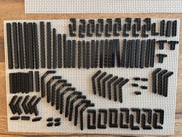 Lego Technik runde Lochbalken schwarz LotX