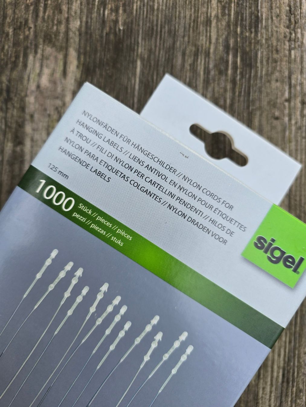 Giocattoli: Sigel Nylonfäden transparent, 1000 Stk., Neu & Original! – Nuovo e nell'imballaggio originale da Romanshorn venduto da Rachacha 1