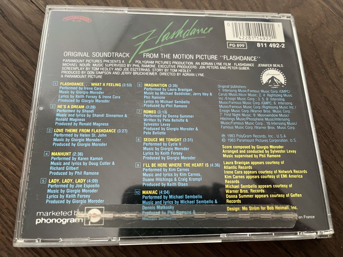 CD: CD „Flashdance“ – Usato da Madetswil venduto da MiamiDolphin 1
