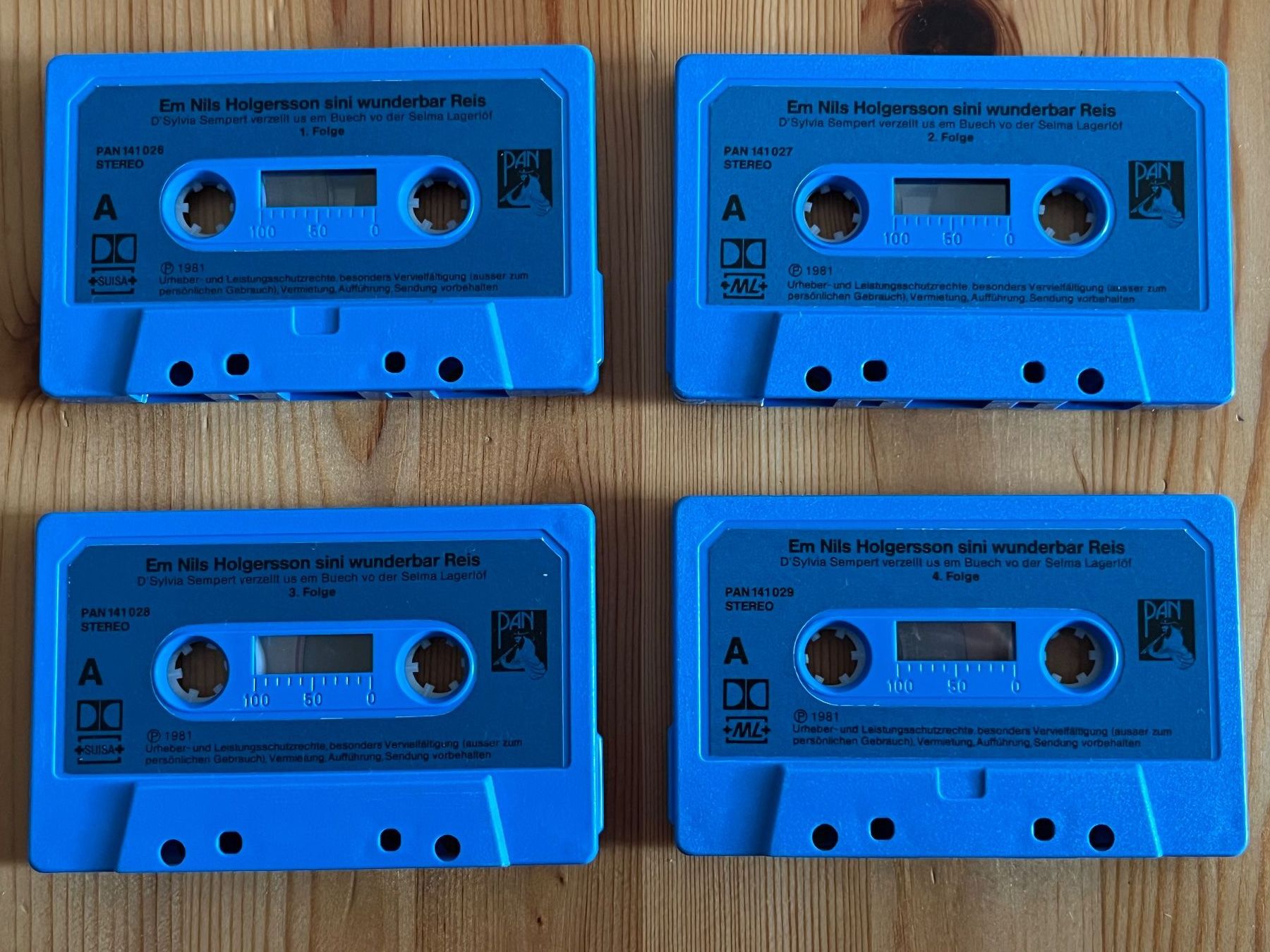 Musicassette: Nils Holgersson Kassette Folge 1-4 – Usato da Zürich venduto da Gurkis 6