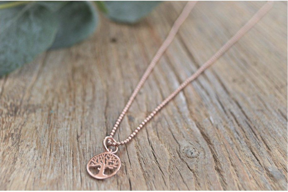 Catenine: Halskette Baum rosegold – Usato da Mamishaus venduto da Salima