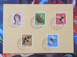 CL33 Document + Timbre Suisse 1956