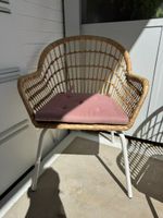 IKEA NILSOVE Rattanstuhl mit Armlehnen
