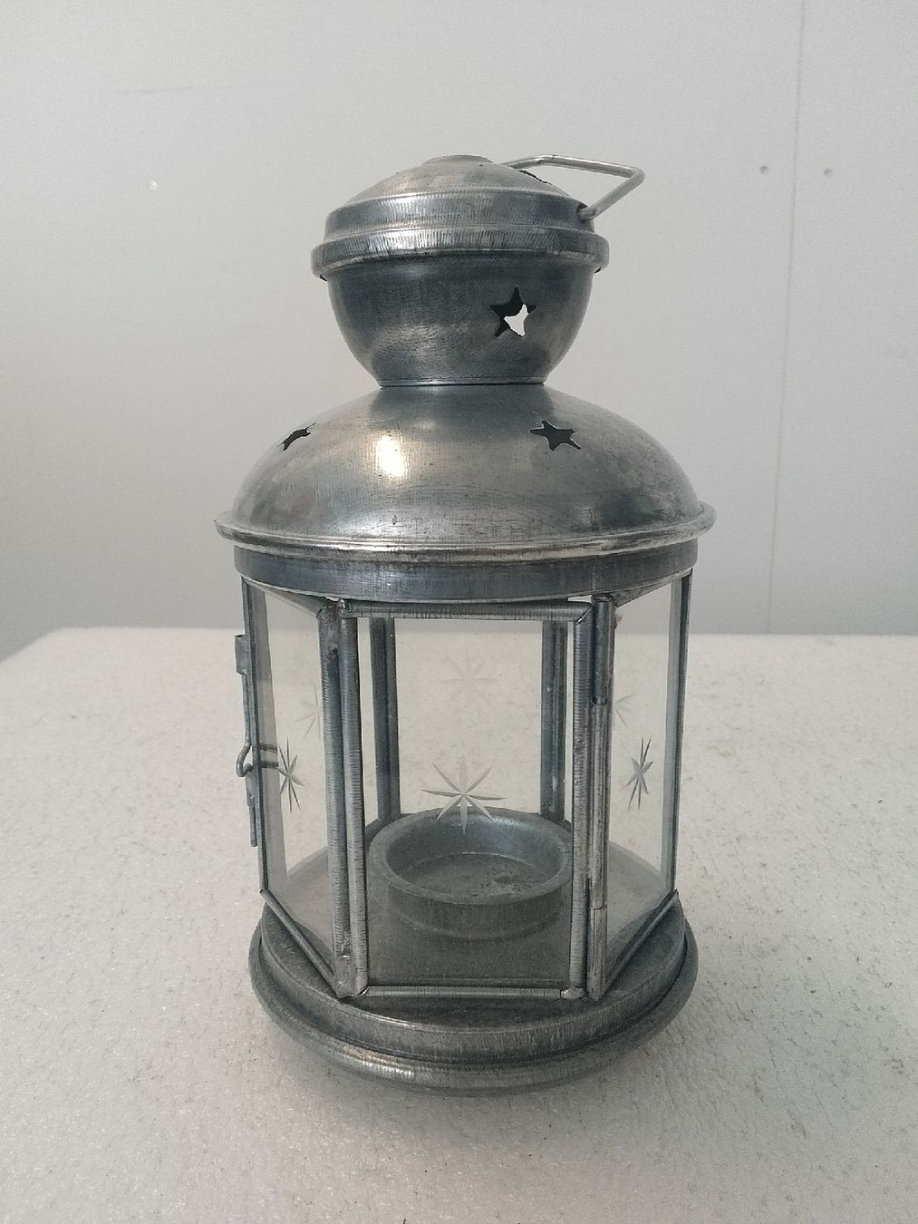 Lanterne: 2 Windlichter Metall silberfarben  – Usato da Trubschachen venduto da Caddy8 2