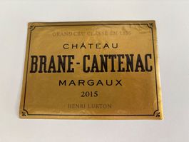 Etikette Château Brane-Cantenac, Margaux 2015 - Grand Cru